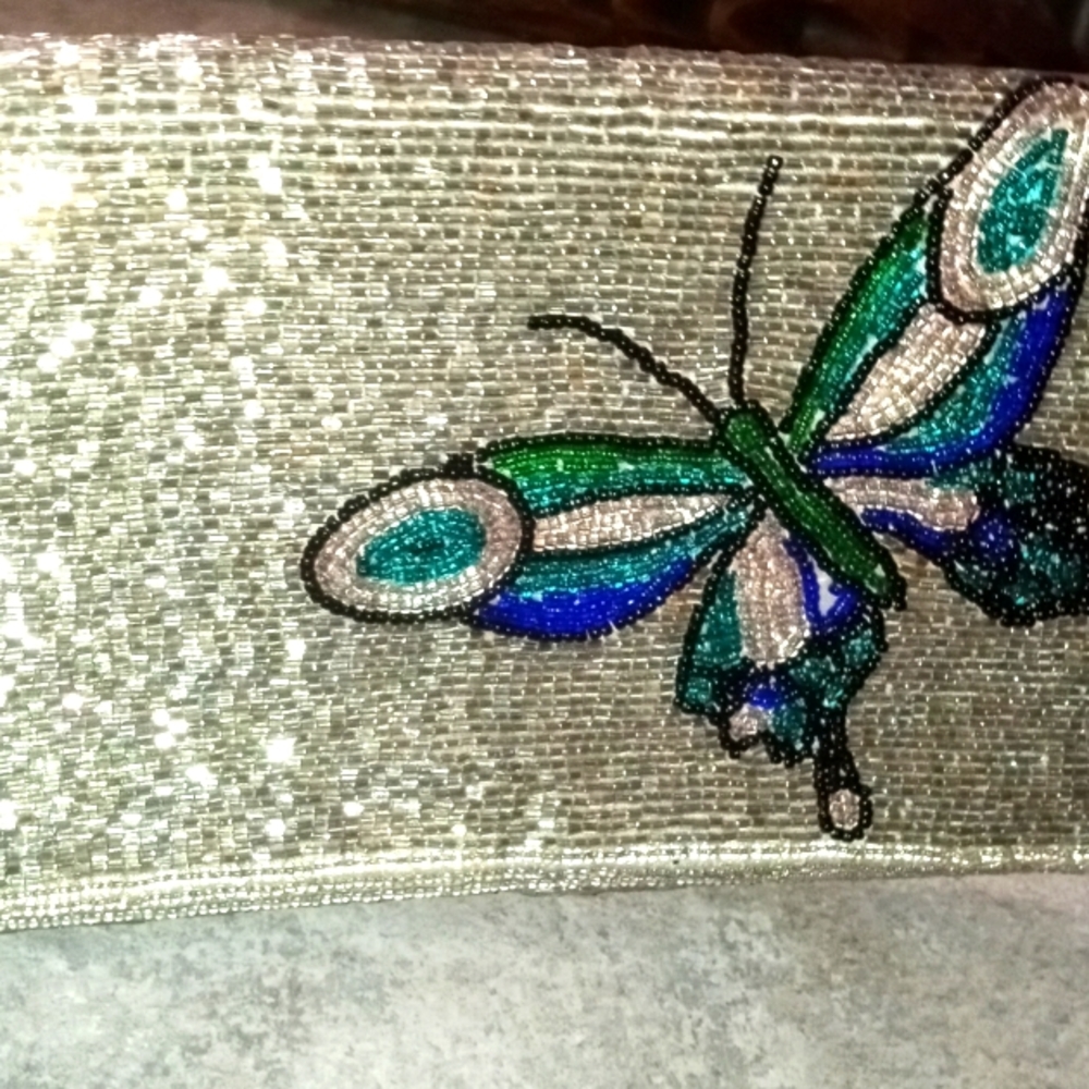 Saks Fifth Avenue beaded purse